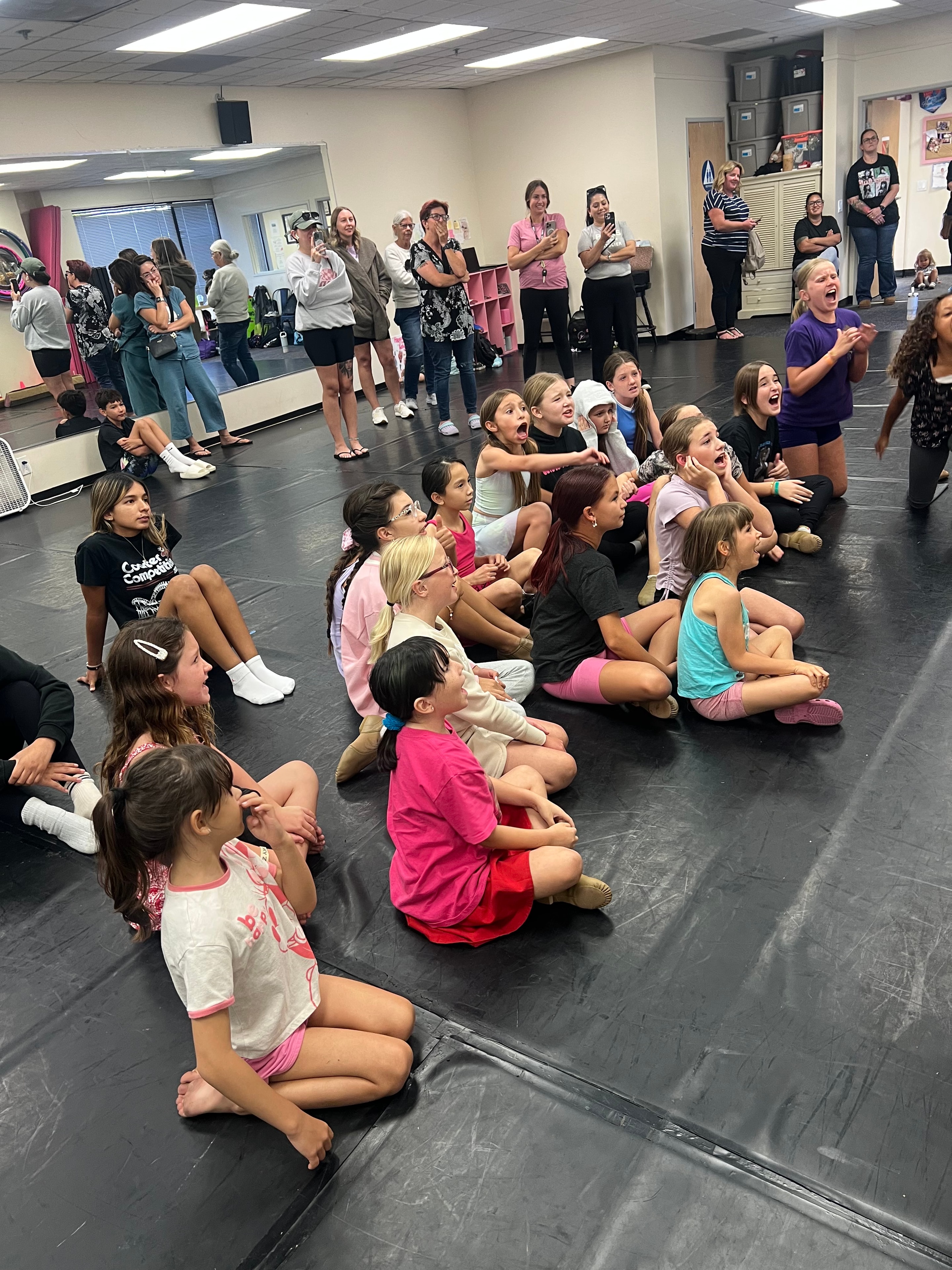 The whole KPAC family gathered together in the studio