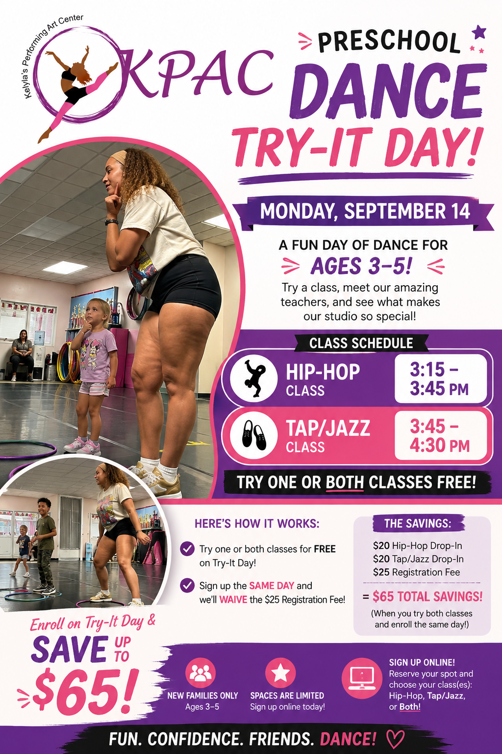 Preschool Dance Try-It Day